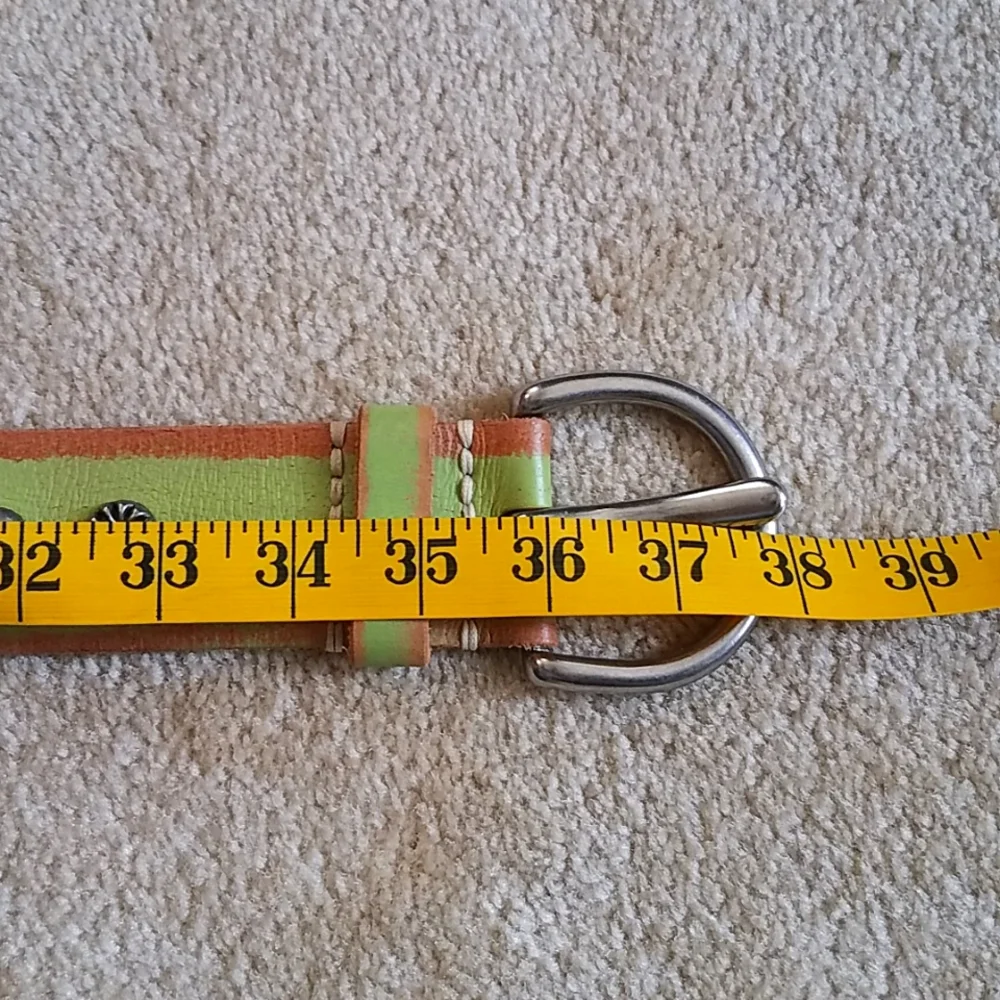 ❣HOST PICK❣ Vintage Linea Pelle Leather Belt  Excellent Condition S - Picture 8 of 9